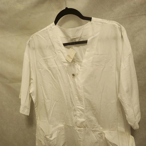 Free People Free-est Feels So Right Cotton Jumpsuit in Ivory - Picture 3 of 6